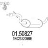 MTS 01.50827 Middle Silencer